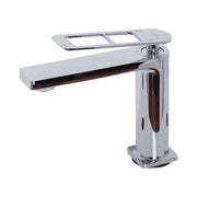Rubinetto monocomando per lavabo Cartuccia ceramica Ottone sanitario Cromo lucido Attacchi e kit di fissaggio inclusi 9707 Rubinetti bagno Default Title Alessandro Design