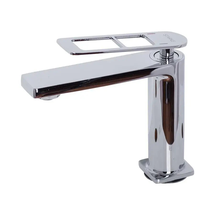Rubinetto monocomando per lavabo Cartuccia ceramica Ottone sanitario Cromo lucido Attacchi e kit di fissaggio inclusi 9707 Rubinetti bagno Default Title Alessandro Design