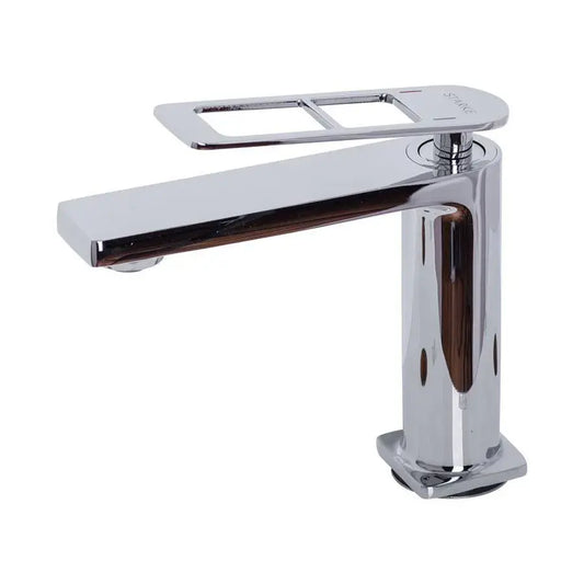 Rubinetto monocomando per lavabo Cartuccia ceramica Ottone sanitario Cromo lucido Attacchi e kit di fissaggio inclusi 9707 Rubinetti bagno Default Title Alessandro Design