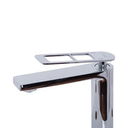 Rubinetto monocomando per lavabo Cartuccia ceramica Ottone sanitario Cromo lucido Attacchi e kit di fissaggio inclusi 9707 Rubinetti bagno Default Title Alessandro Design