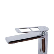 Rubinetto monocomando per lavabo Cartuccia ceramica Ottone sanitario Cromo lucido Attacchi e kit di fissaggio inclusi 9707 Rubinetti bagno Default Title Alessandro Design