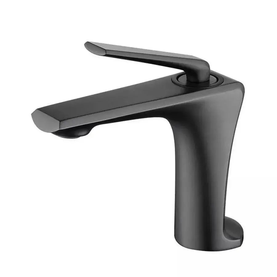 Rubinetto lavabo, ottone sanitario, grigio satinato, 10007N Rubinetti bagno Titolo predefinito Alessandro Design