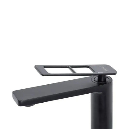 Rubinetto Monocomando Lavabo Cartuccia Ceramica Sanitari Ottone Nero Attacchi e Kit di Fissaggio Inclusi 9707H Rubinetti Bagno Titolo predefinito Alessandro Design