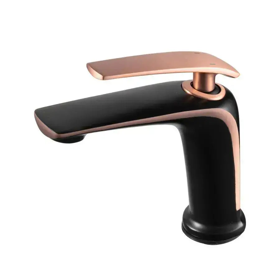 Rubinetto per lavabo, ottone sanitario, nero, MP015H-M Rubinetti per bagno Titolo predefinito Alessandro Design