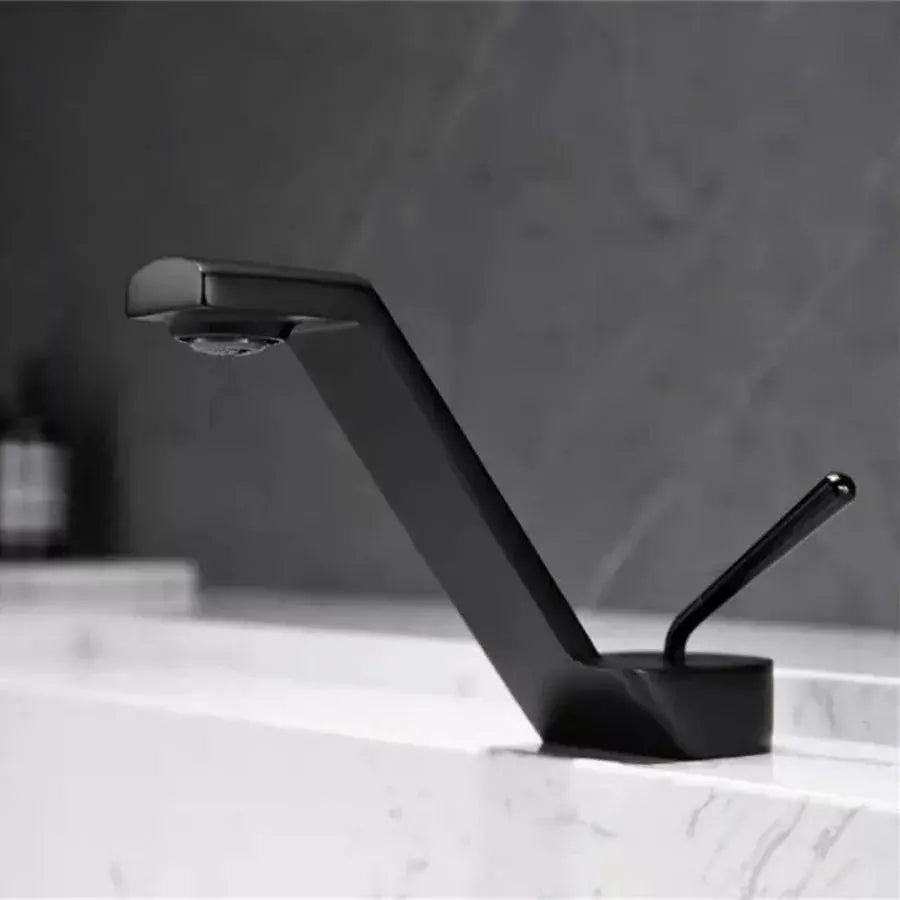 Rubinetto per lavabo, ottone sanitario, nero, MP017H Rubinetti per bagno Titolo predefinito Alessandro Design