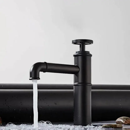 Rubinetto per lavabo, Ottone sanitario, Nero, Rubinetti per bagno OD3005 Titolo predefinito Alessandro Design