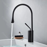 Rubinetto per lavabo, Ottone sanitario, Nero, WZY/327/B Rubinetti per bagno Titolo predefinito Alessandro Design