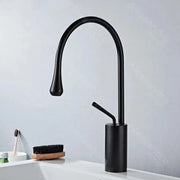 Rubinetto per lavabo, Ottone sanitario, Nero, WZY/327/B Rubinetti per bagno Titolo predefinito Alessandro Design