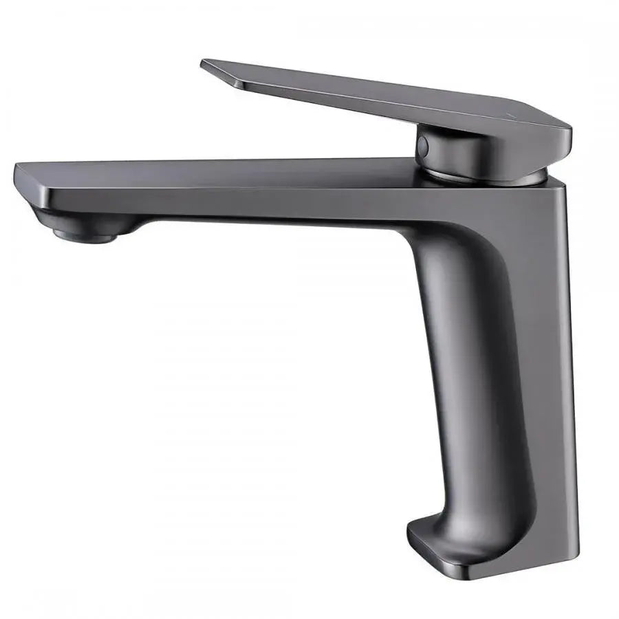 Rubinetto per lavabo, Ottone sanitario, Grigio grafite, 9967N Rubinetti per bagno Titolo predefinito Alessandro Design