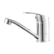 Rubinetto per lavabo, bocca girevole, lunghezza 15 cm, cartuccia in ceramica, cromo, attacco incluso Rubinetti bagno Titolo predefinito Alessandro Design