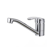 Rubinetto per lavabo, bocca girevole, lunghezza 15 cm, cartuccia in ceramica, cromo, attacco incluso Rubinetti bagno Titolo predefinito Alessandro Design