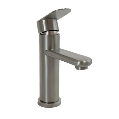 Rubinetto per lavabo, Acciaio inossidabile spazzolato, Raccorderia, Kit di fissaggio, MP003NX