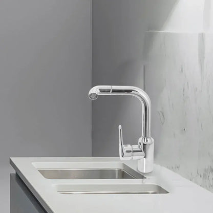 Rubinetto per lavabo, Cromo, Rubinetti da cucina CP101 Titolo predefinito Alessandro Design
