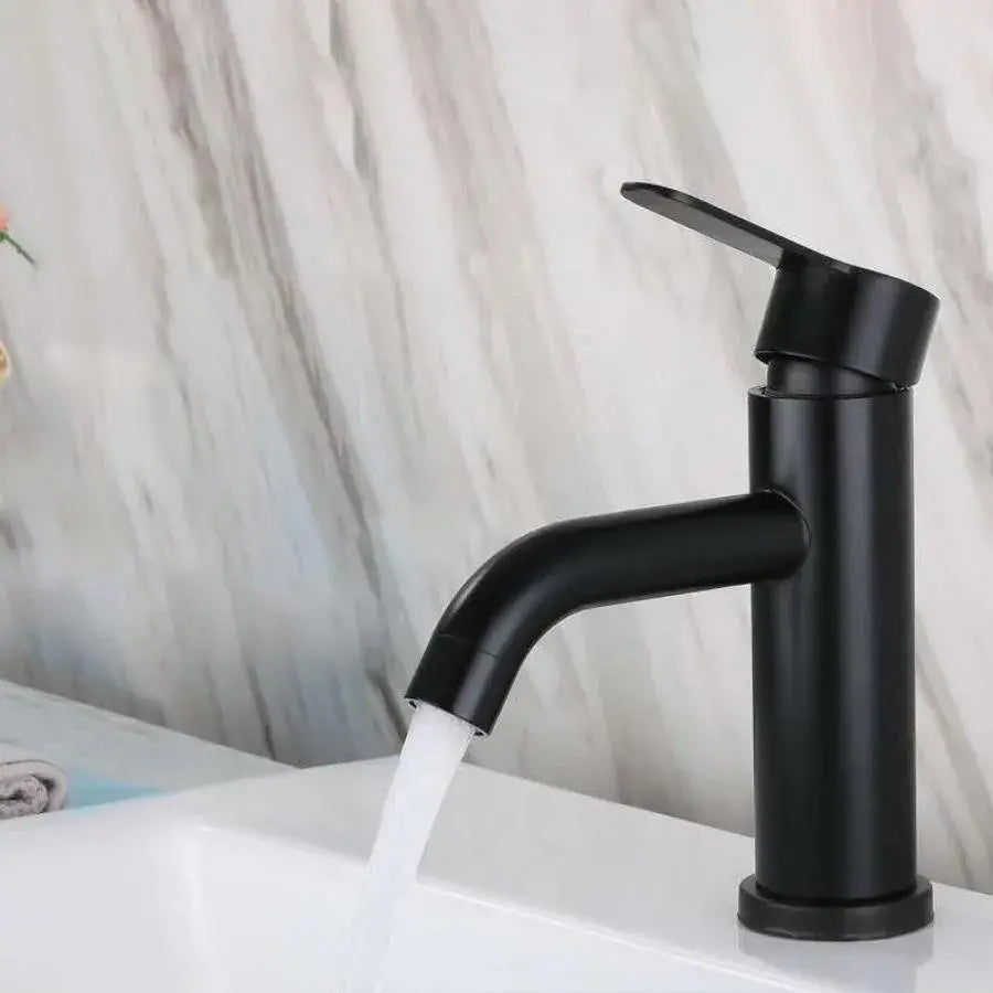 Rubinetto per lavabo, acciaio inossidabile SUS304, nero, HS/LY007 Rubinetti per bagno Titolo predefinito Alessandro Design