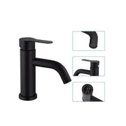 Rubinetto per lavabo, acciaio inossidabile SUS304, nero, HS/LY007 Rubinetti per bagno Titolo predefinito Alessandro Design