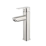 Rubinetto per lavabo, acciaio inossidabile SUS304, satinato, Rubinetti per bagno MP014 Titolo predefinito Alessandro Design