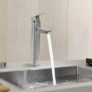 Rubinetto per lavabo, acciaio inossidabile SUS304, satinato, Rubinetti per bagno MP014 Titolo predefinito Alessandro Design