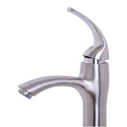 Rubinetto per lavabo, acciaio inossidabile SUS304, satinato, Rubinetti per bagno MP016 Titolo predefinito Alessandro Design