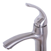 Rubinetto per lavabo, acciaio inossidabile SUS304, satinato, Rubinetti per bagno MP016 Titolo predefinito Alessandro Design