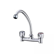 Miscelatore da cucina con bocca girevole, metallo composito, cromo, SR001 Rubinetti cucina Titolo predefinito Alessandro Design
