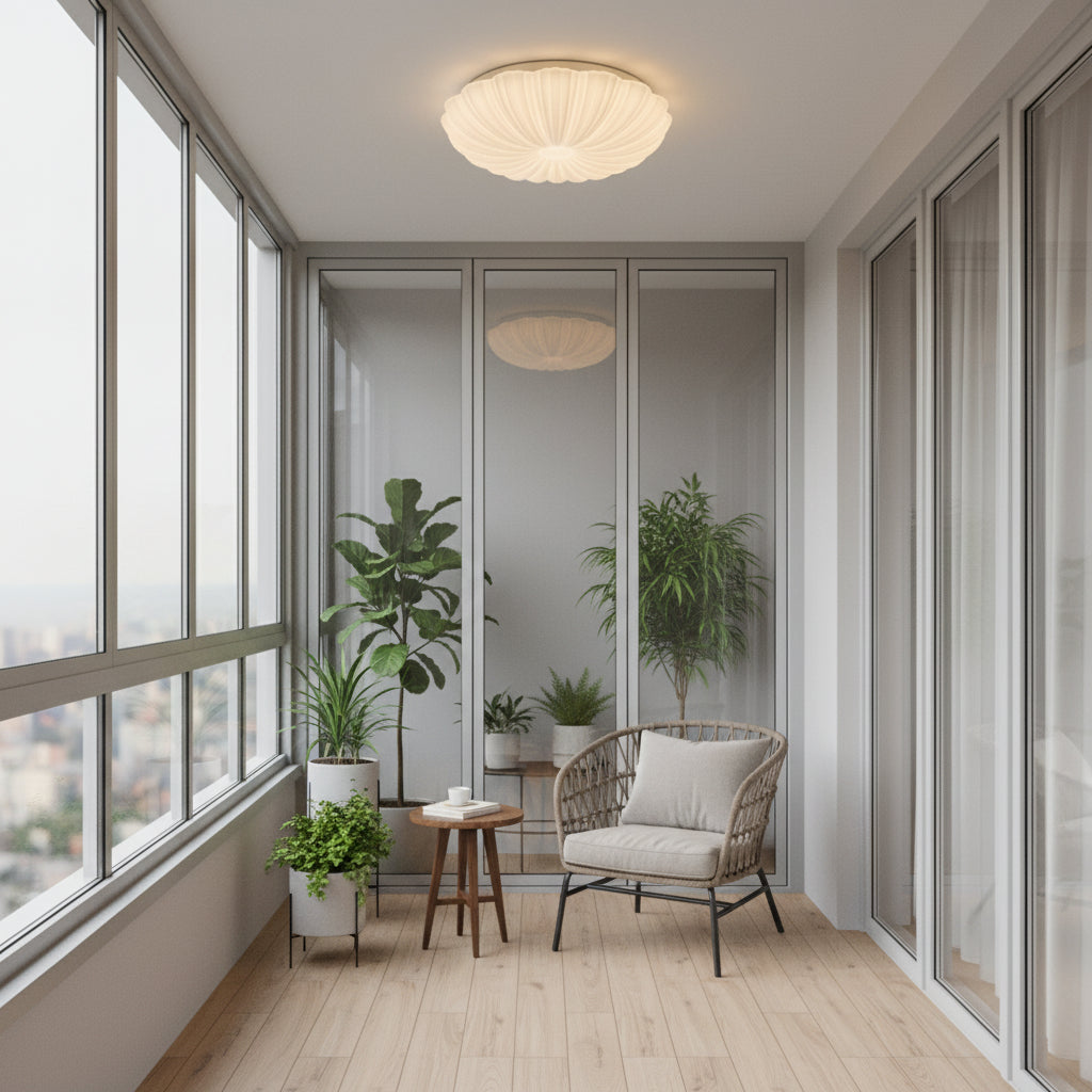 Plafoniera LED Margareta 23 cm, 22W, 3000K / 4000K / 6000K, Bianco, Metallo e Acrilico Plafoniere LED Titolo predefinito Alessandro Design