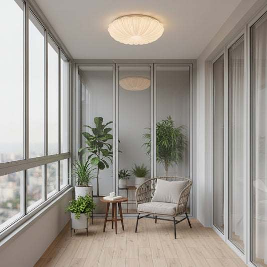 Plafoniera LED Margareta 23 cm, 22W, 3000K / 4000K / 6000K, Bianco, Metallo e Acrilico Plafoniere LED Titolo predefinito Alessandro Design