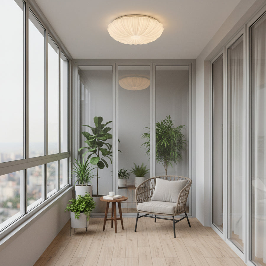 Plafoniera LED Margareta 23 cm, 22W, 3000K / 4000K / 6000K, Bianco, Metallo e Acrilico Plafoniere LED Titolo predefinito Alessandro Design