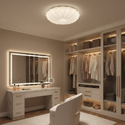 Plafoniera LED Margareta 23 cm, 22W, 3000K / 4000K / 6000K, Bianco, Metallo e Acrilico Plafoniere LED Titolo predefinito Alessandro Design