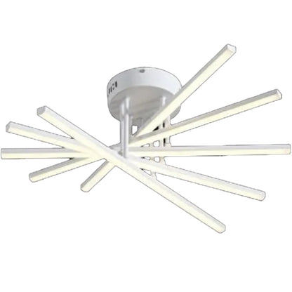 Lampadario LED con Telecomando GIO, 90W, 5 Elementi, Luce Fredda/Calda/Neutra, Dimmerabile, Lampadario LED Bianco con Telecomando Titolo predefinito Alessandro Design