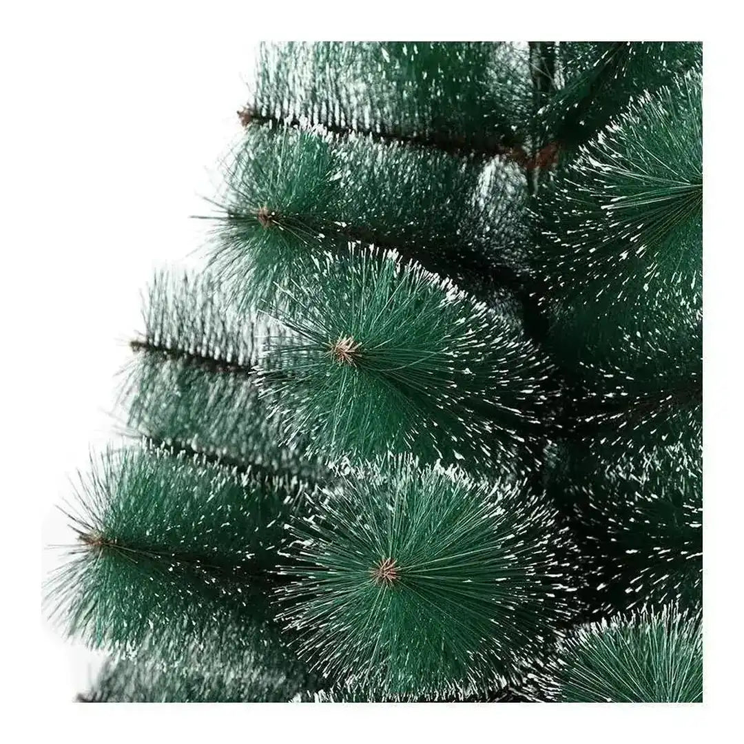 Abete Artificiale, 120 cm, Verde con Bianco Titolo predefinito Alessandro Design