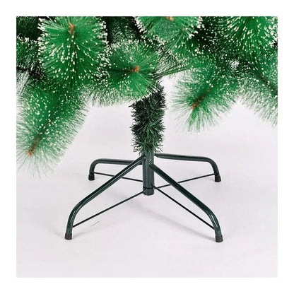 Abete Artificiale, 120 cm, Verde con Bianco Titolo predefinito Alessandro Design