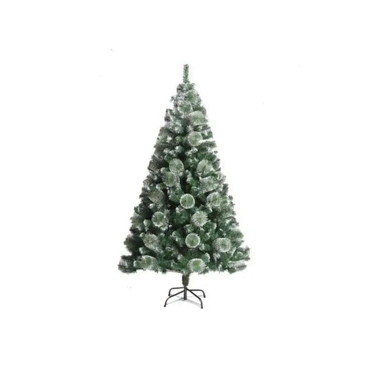 Abete Artificiale, 150 cm, Verde con Bianco Titolo predefinito Alessandro Design