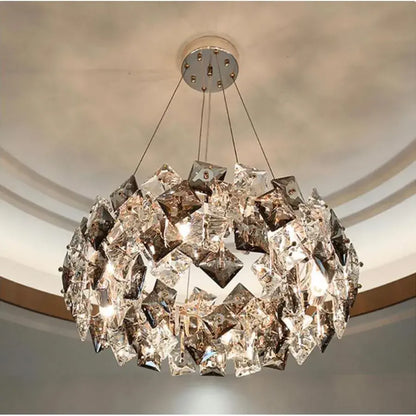 Candelabri Arian Cristal 4x E27 Candelabri in cristallo dorato Titolo predefinito Alessandro Design