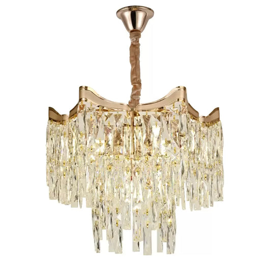 Candelabri di cristallo Bellamy 5x E27 Candelabri di cristallo dorati Titolo predefinito Alessandro Design