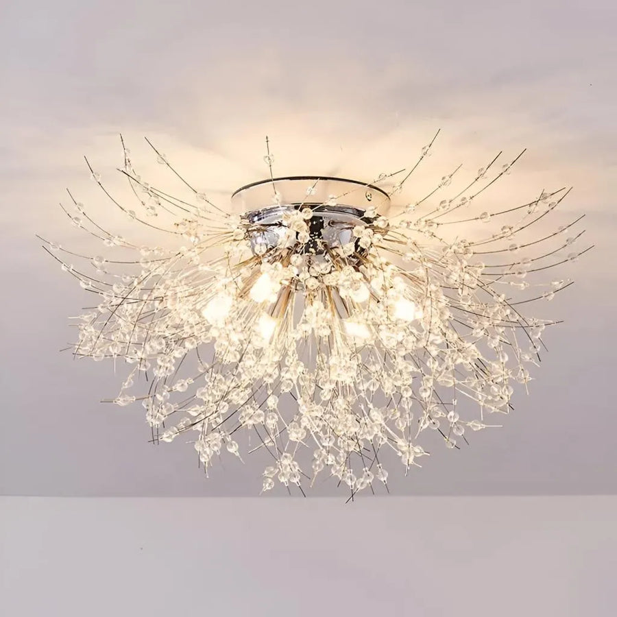 Candelabru Cristal RONDO Vivace, 5x G9, Diametru 40cm, Argintiu Lucios Candelabre Moderne Default Title Alessandro Design