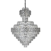 Candelabro di cristallo Joel 22x E27 Candelabro di cristallo argento Titolo predefinito Alessandro Design