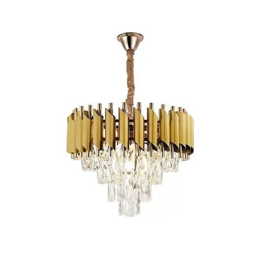Candelabri Salvador Cristal 4x E27 Candelabri Cristal dorati Titolo predefinito Alessandro Design