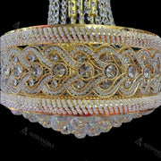 Candelabro Selim Cristal 14x E14 Candelabro in cristallo dorato Titolo predefinito Alessandro Design