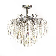 Lampadario in cristallo EDINBURGH Eleganza, 5xE27, diametro 47 cm, cromo lucido Lampadari classici Titolo predefinito Alessandro Design