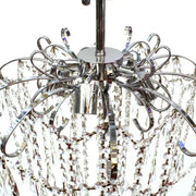 Lampadario in cristallo EDINBURGH Eleganza, 5xE27, diametro 47 cm, cromo lucido Lampadari classici Titolo predefinito Alessandro Design