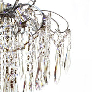 Lampadario in cristallo EDINBURGH Eleganza, 5xE27, diametro 47 cm, cromo lucido Lampadari classici Titolo predefinito Alessandro Design