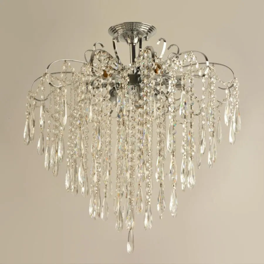 Candelabro in cristallo EGO 9x E27, diametro 60 cm, candelabro in cristallo cromato lucido Titolo predefinito Alessandro Design