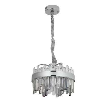 Lampadario LED in cristallo con telecomando Miguel 92W Dimmerabile Lampadario in cristallo argento Titolo predefinito Alessandro Design