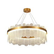Lampadario LED con Telecomando Alvaro 128W Dimmerabile Candelabro Dorato Cristal Titolo predefinito Alessandro Design