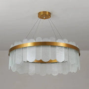 Lampadario LED con Telecomando Alvaro 128W Dimmerabile Candelabro Dorato Cristal Titolo predefinito Alessandro Design