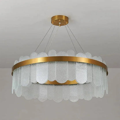 Lampadario LED con Telecomando Alvaro 128W Dimmerabile Candelabro Dorato Cristal Titolo predefinito Alessandro Design