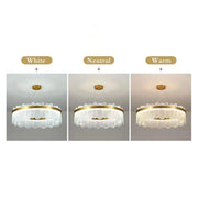 Lampadario LED con Telecomando Alvaro 128W Dimmerabile Candelabro Dorato Cristal Titolo predefinito Alessandro Design