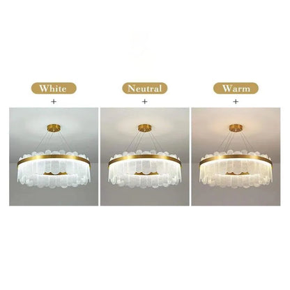 Lampadario LED con Telecomando Alvaro 128W Dimmerabile Candelabro Dorato Cristal Titolo predefinito Alessandro Design