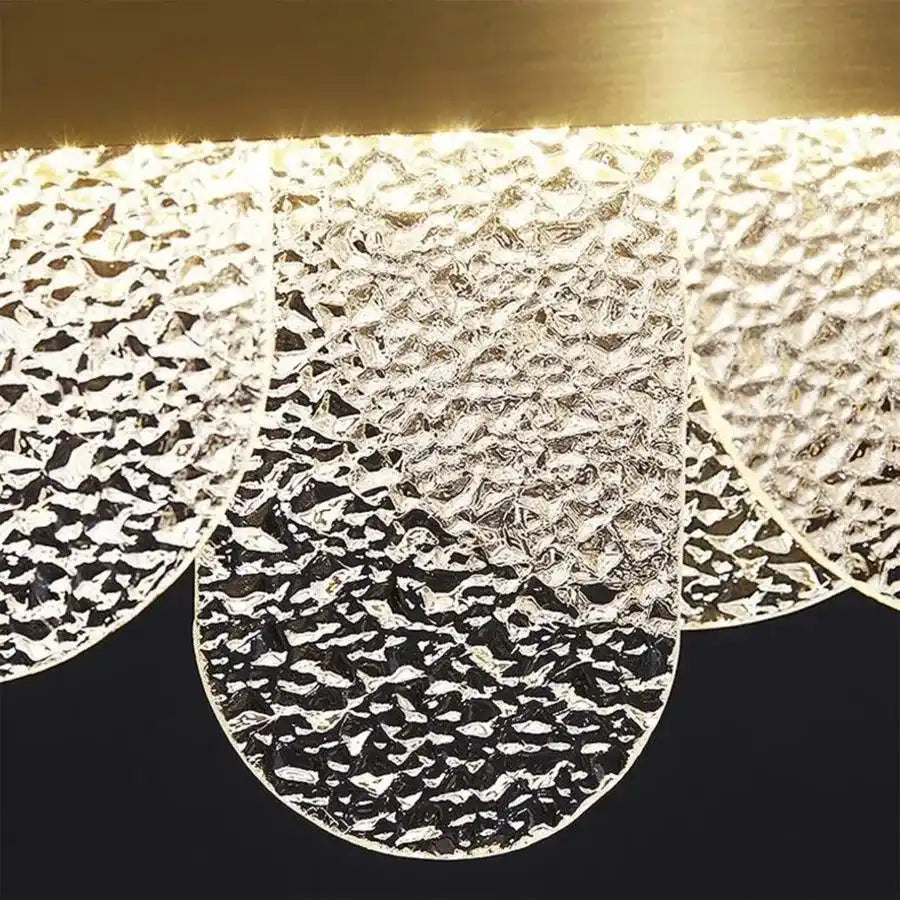 Lampadario LED con Telecomando Alvaro 128W Dimmerabile Candelabro Dorato Cristal Titolo predefinito Alessandro Design