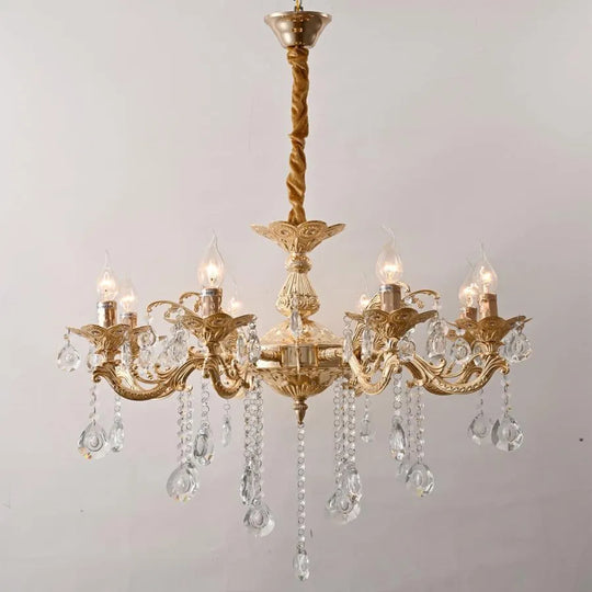 Majed Candelabri 8x E14 Candelabri classici in oro Titolo predefinito Alessandro Design